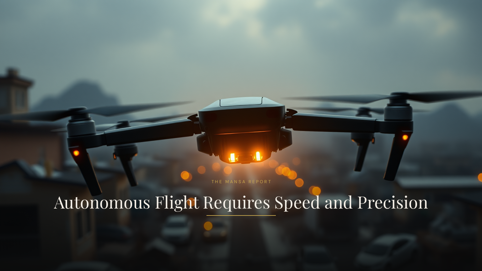 Autonomous Flight Requires Speed and Precision