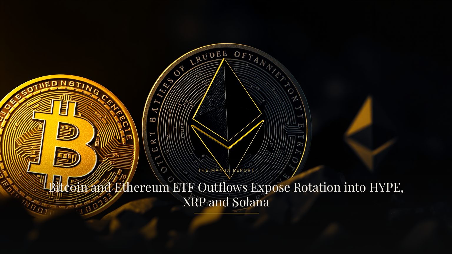 Bitcoin and Ethereum ETF Outflows Expose Rotation into HYPE, XRP and Solana