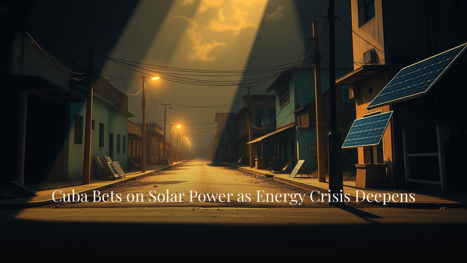 Cuba Bets on Solar Power as Energy Crisis Deepens