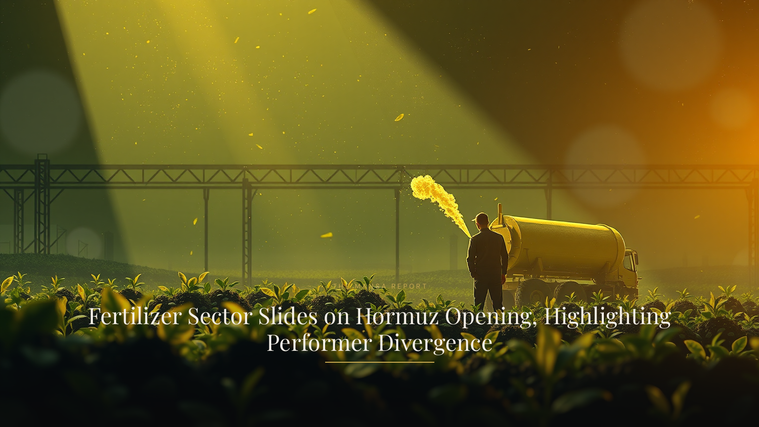 Fertilizer Sector Slides on Hormuz Opening, Highlighting Performer Divergence
