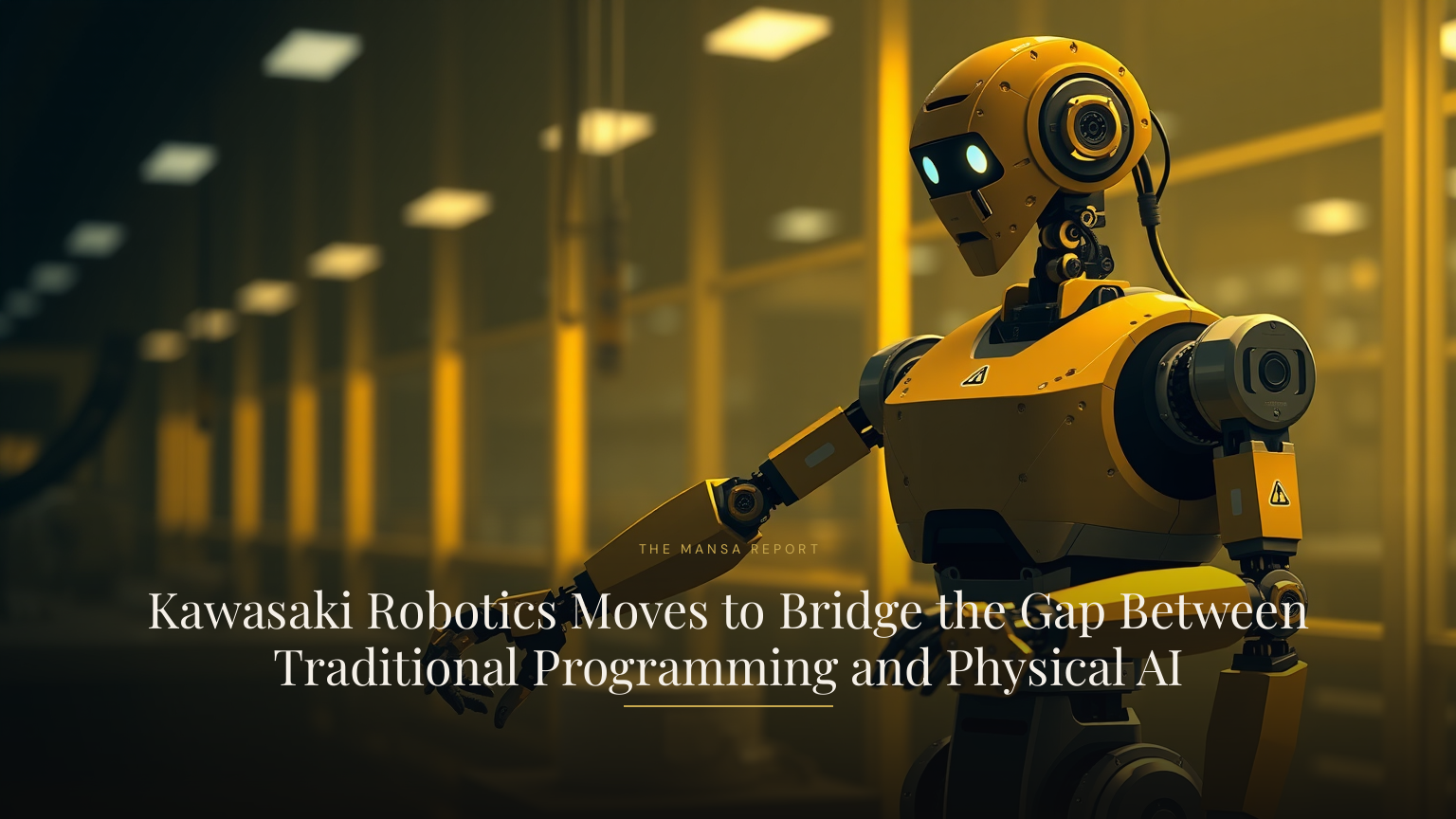 Kawasaki Robotics Moves to Bridge the Gap Between Traditional Programming and Physical AI