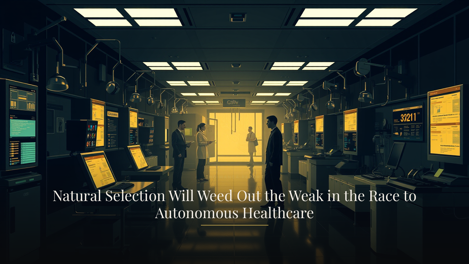 Natural Selection Will Weed Out the Weak in the Race to Autonomous Healthcare