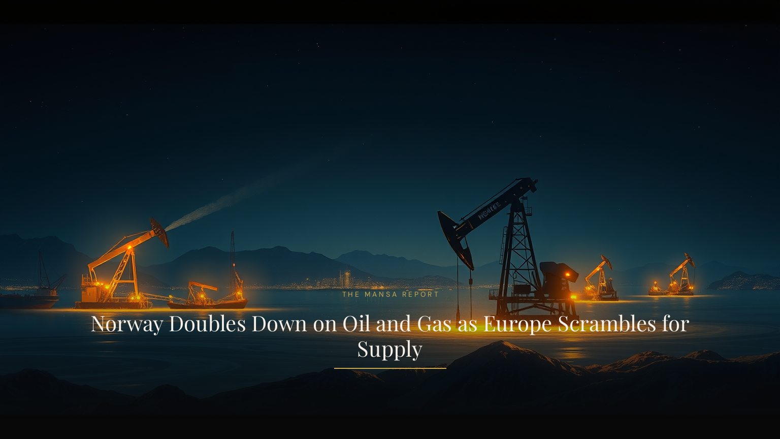 Norway Doubles Down on Oil and Gas as Europe Scrambles for Supply