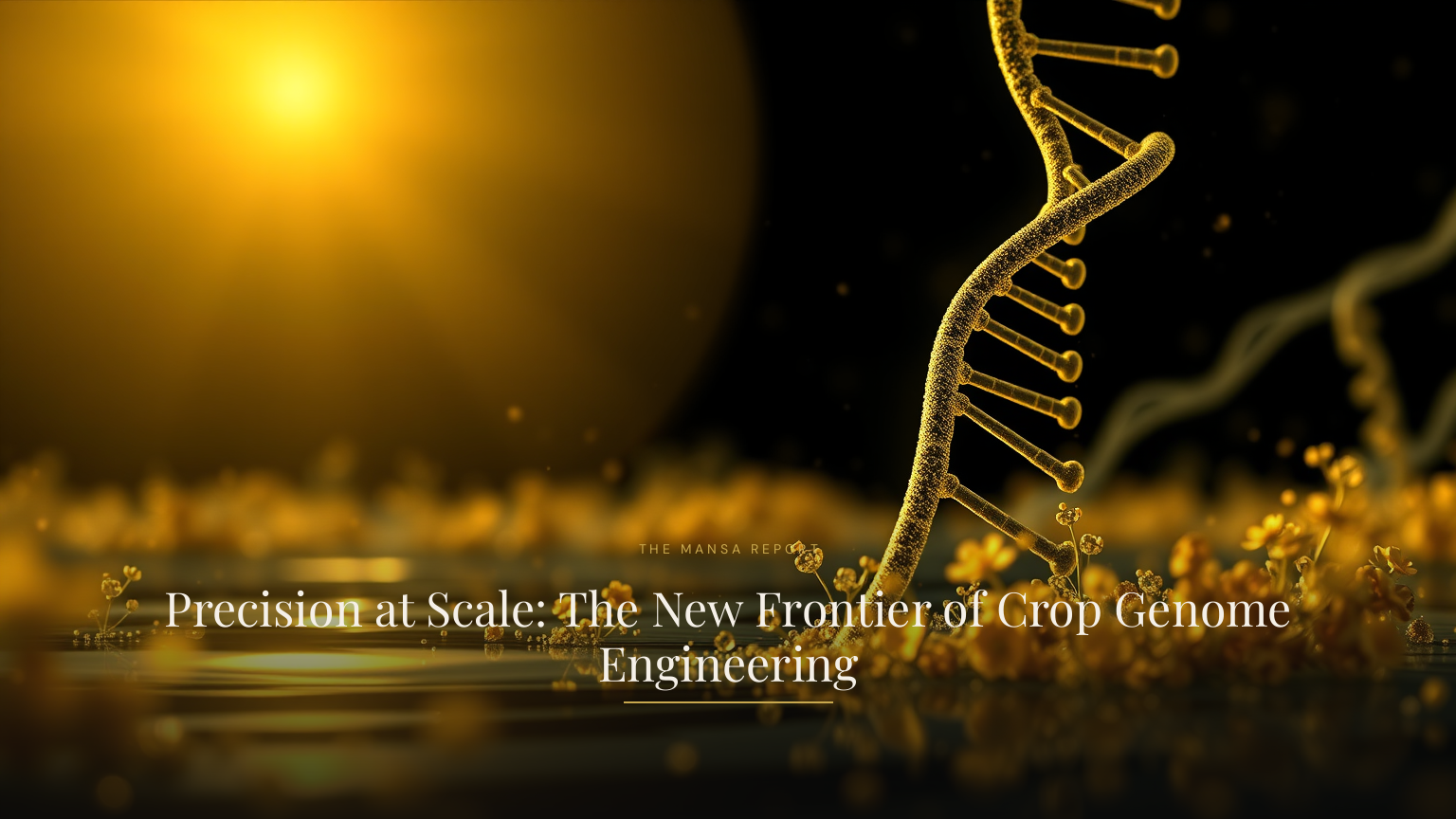 Precision at Scale: The New Frontier of Crop Genome Engineering