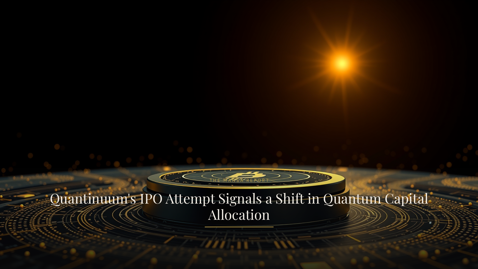 Quantinuum's IPO Attempt Signals a Shift in Quantum Capital Allocation
