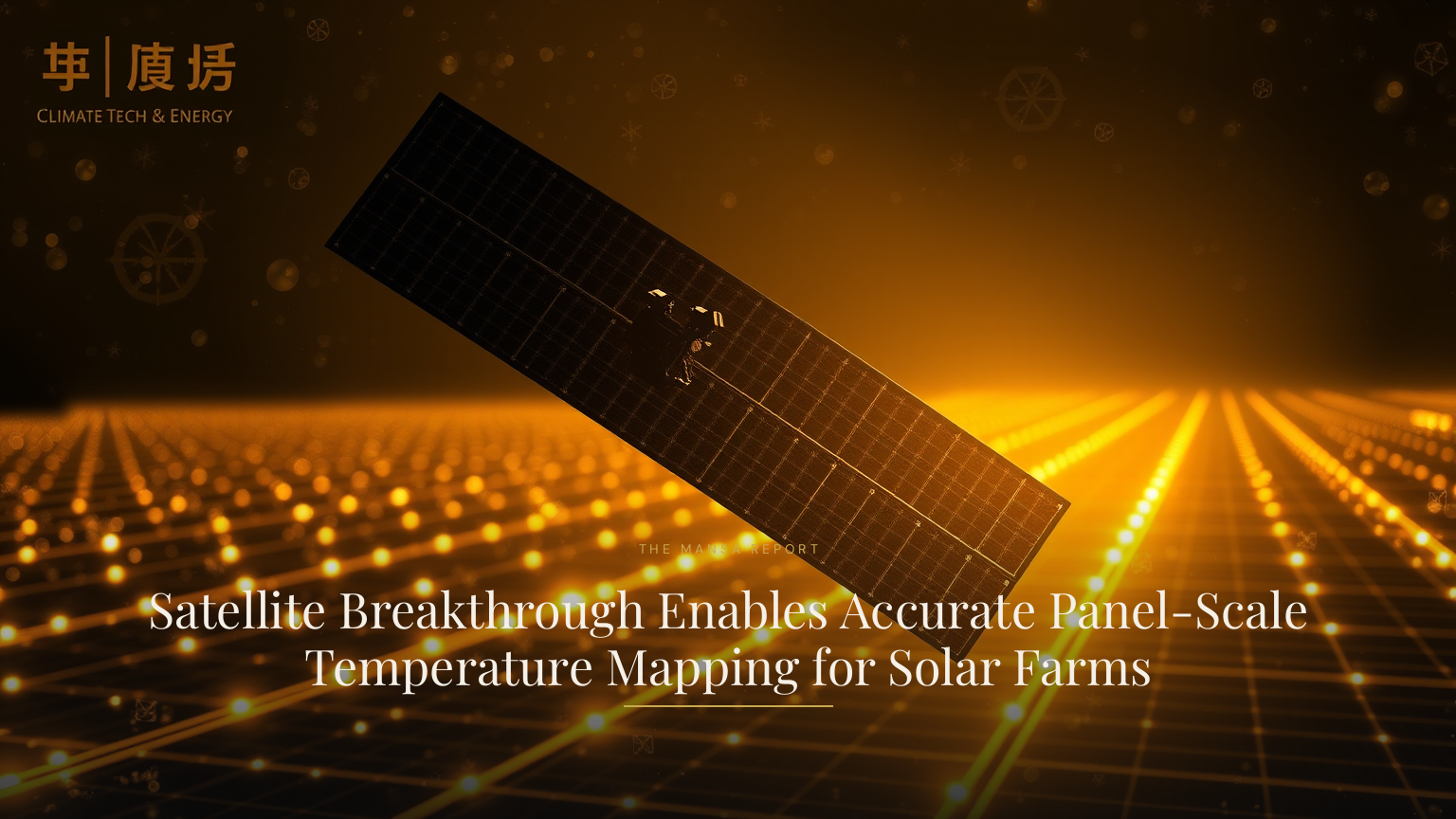 Satellite Breakthrough Enables Accurate Panel-Scale Temperature Mapping for Solar Farms
