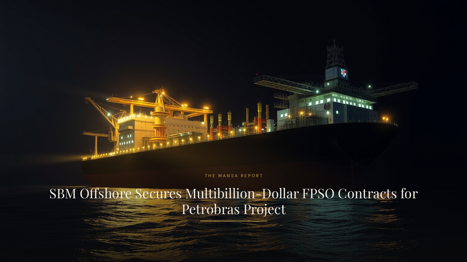 SBM Offshore Secures Multibillion-Dollar FPSO Contracts for Petrobras Project