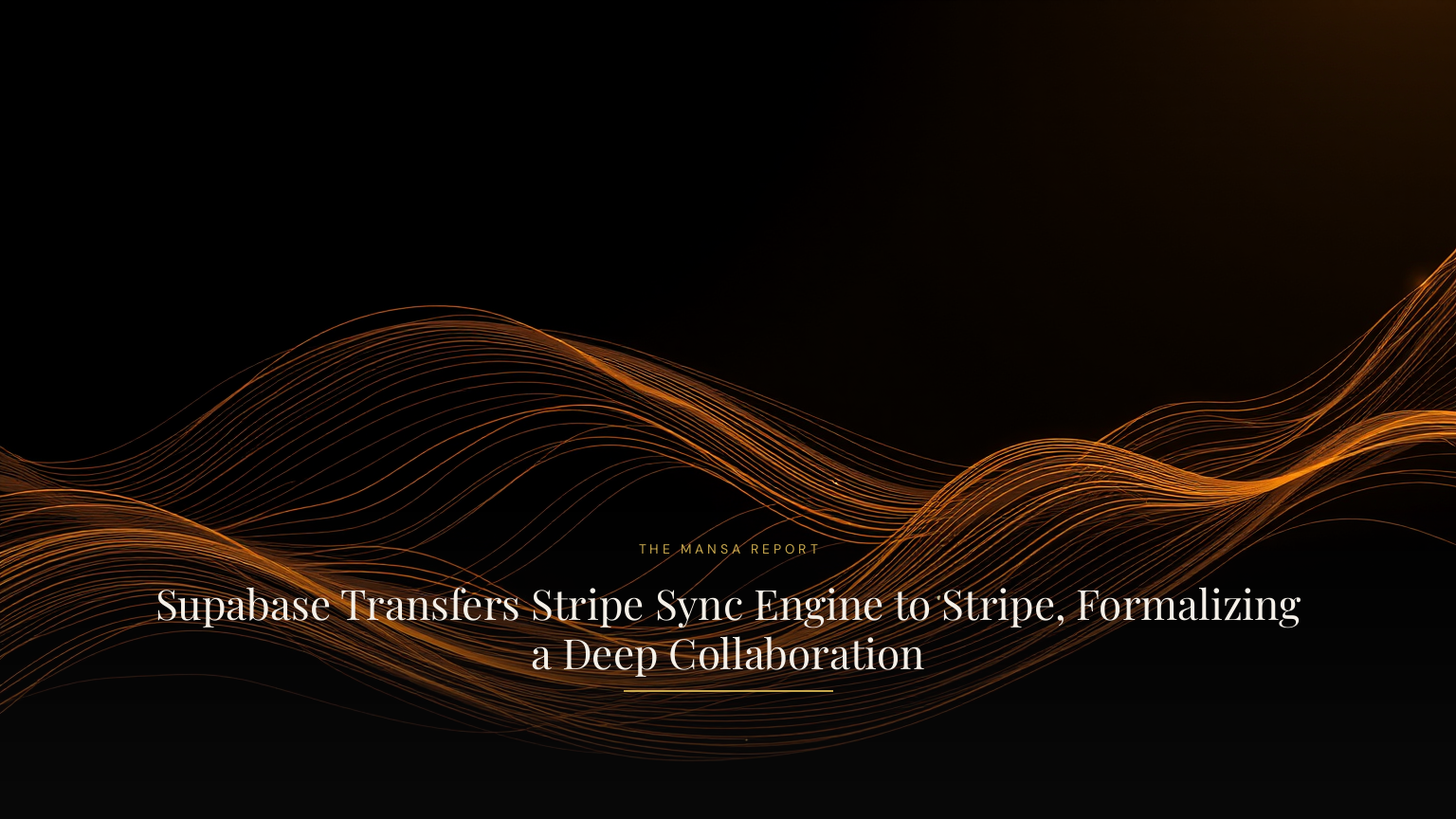 Supabase Transfers Stripe Sync Engine to Stripe, Formalizing a Deep Collaboration