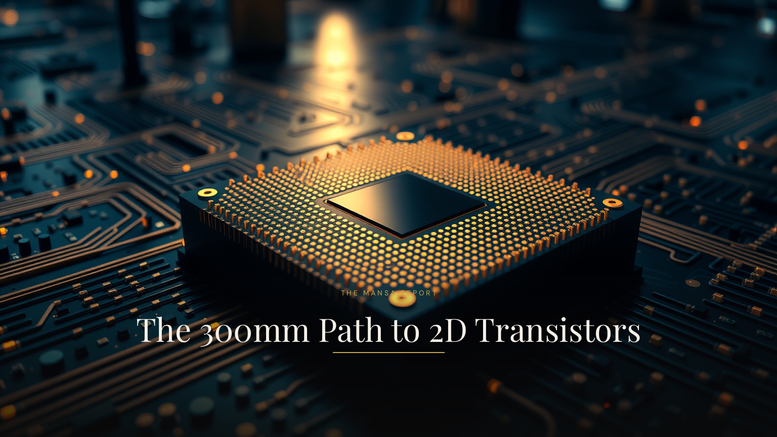 The 300mm Path to 2D Transistors