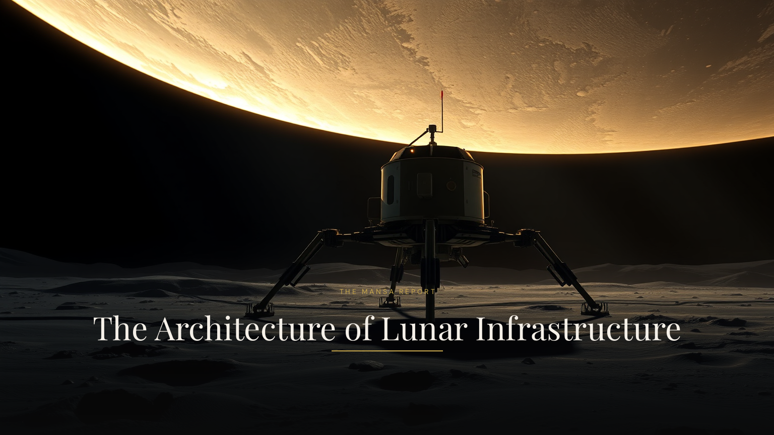 The Architecture of Lunar Infrastructure