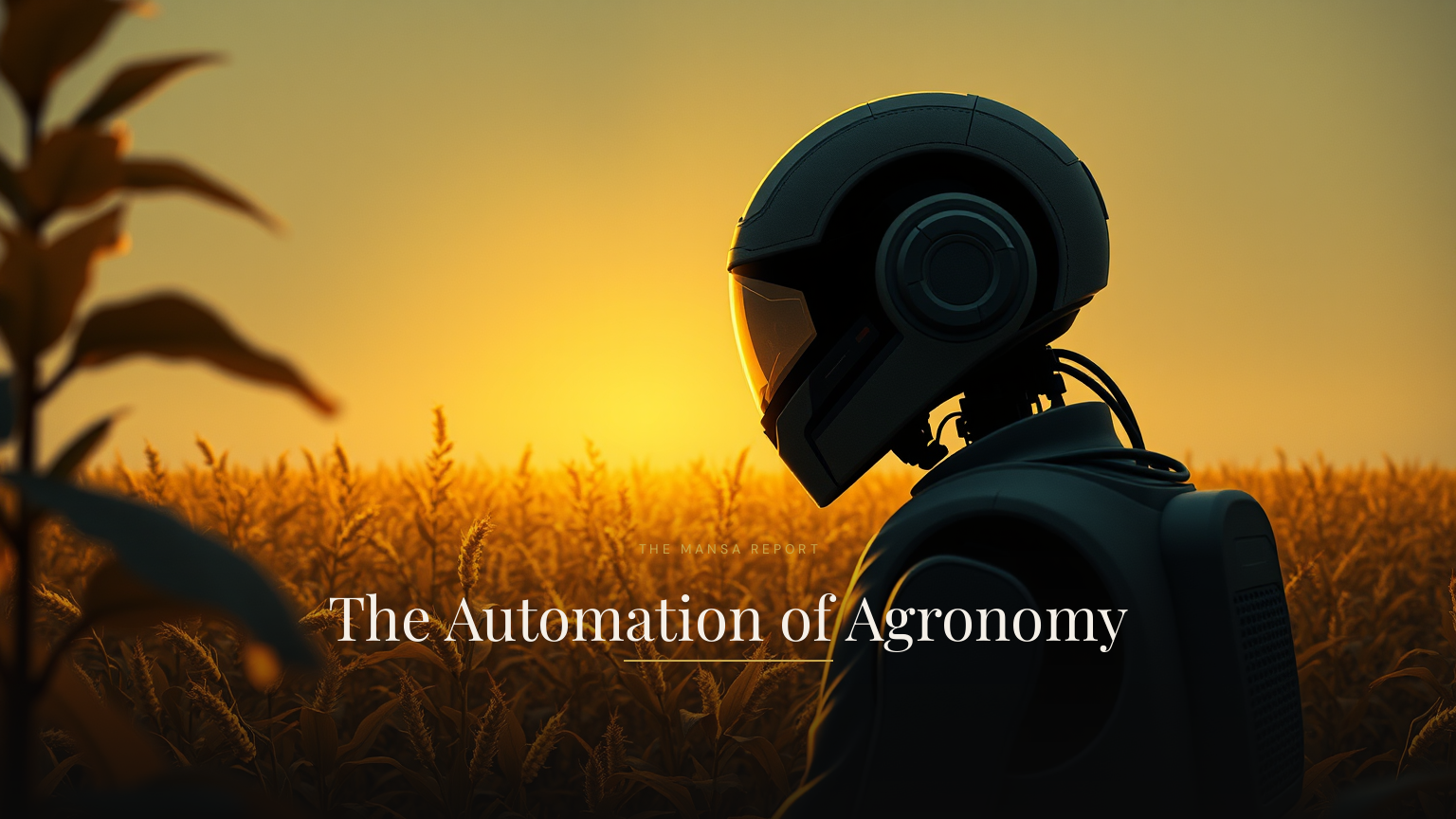 The Automation of Agronomy