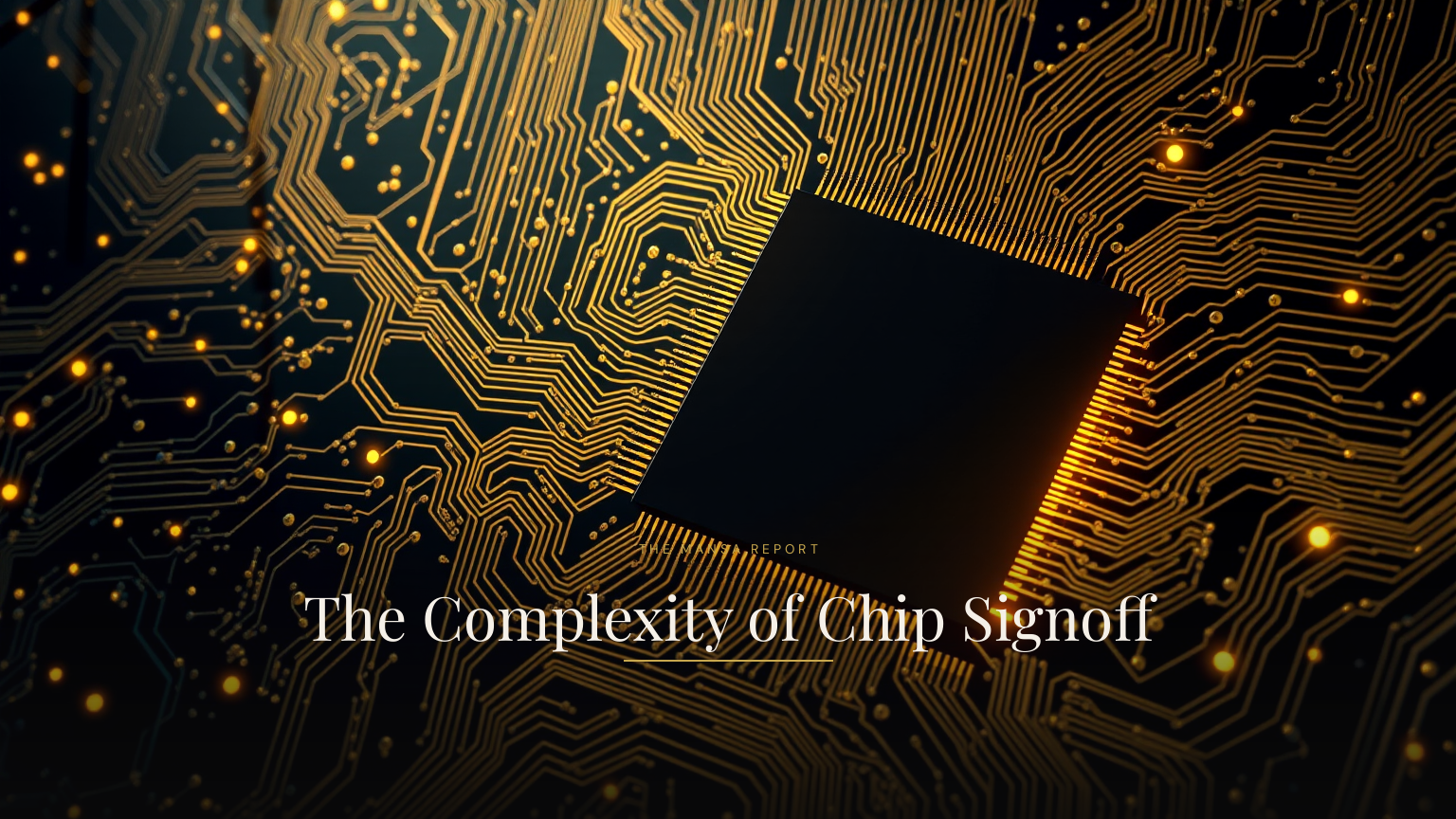 The Complexity of Chip Signoff