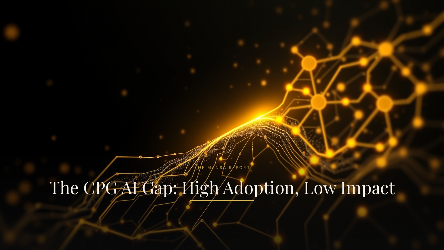 The CPG AI Gap: High Adoption, Low Impact