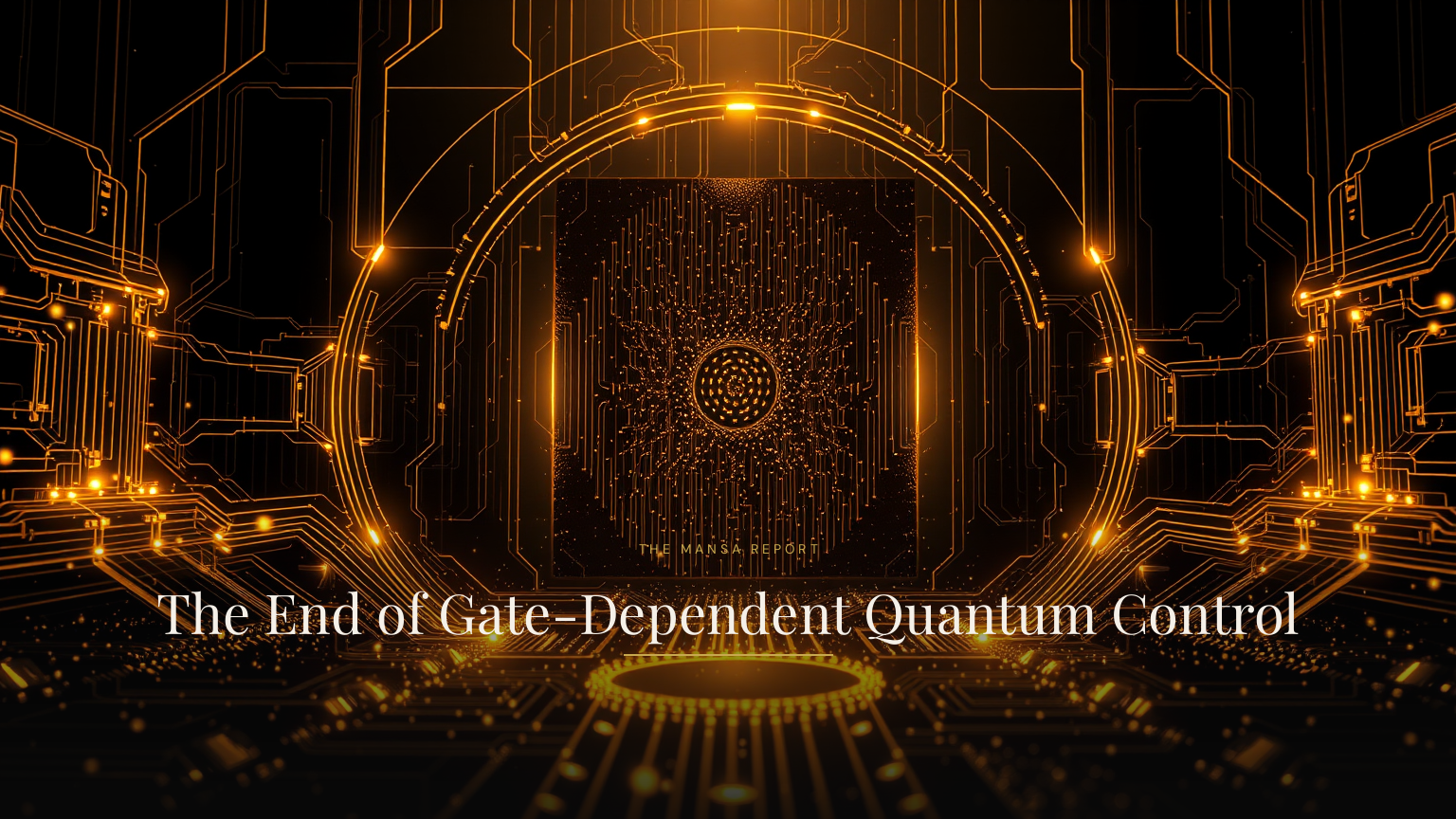The End of Gate-Dependent Quantum Control
