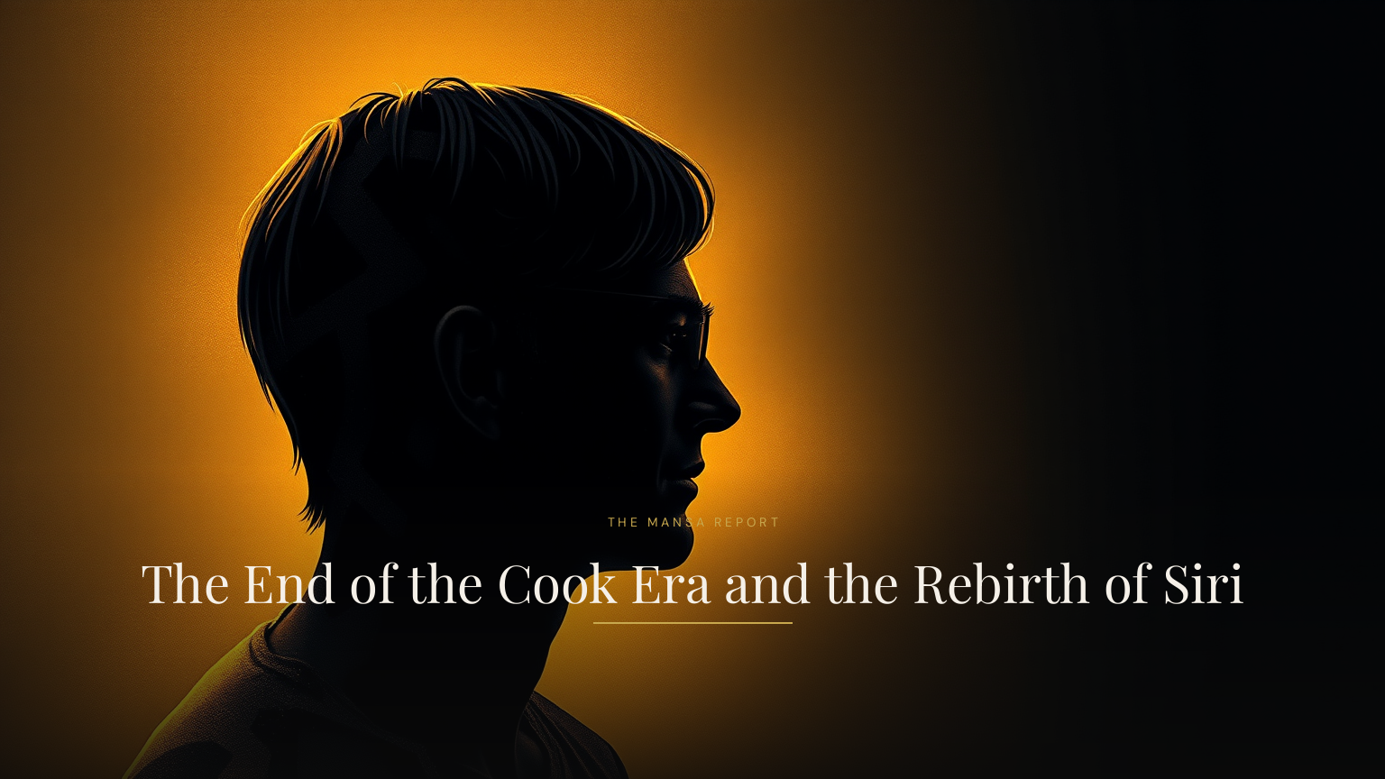 The End of the Cook Era and the Rebirth of Siri