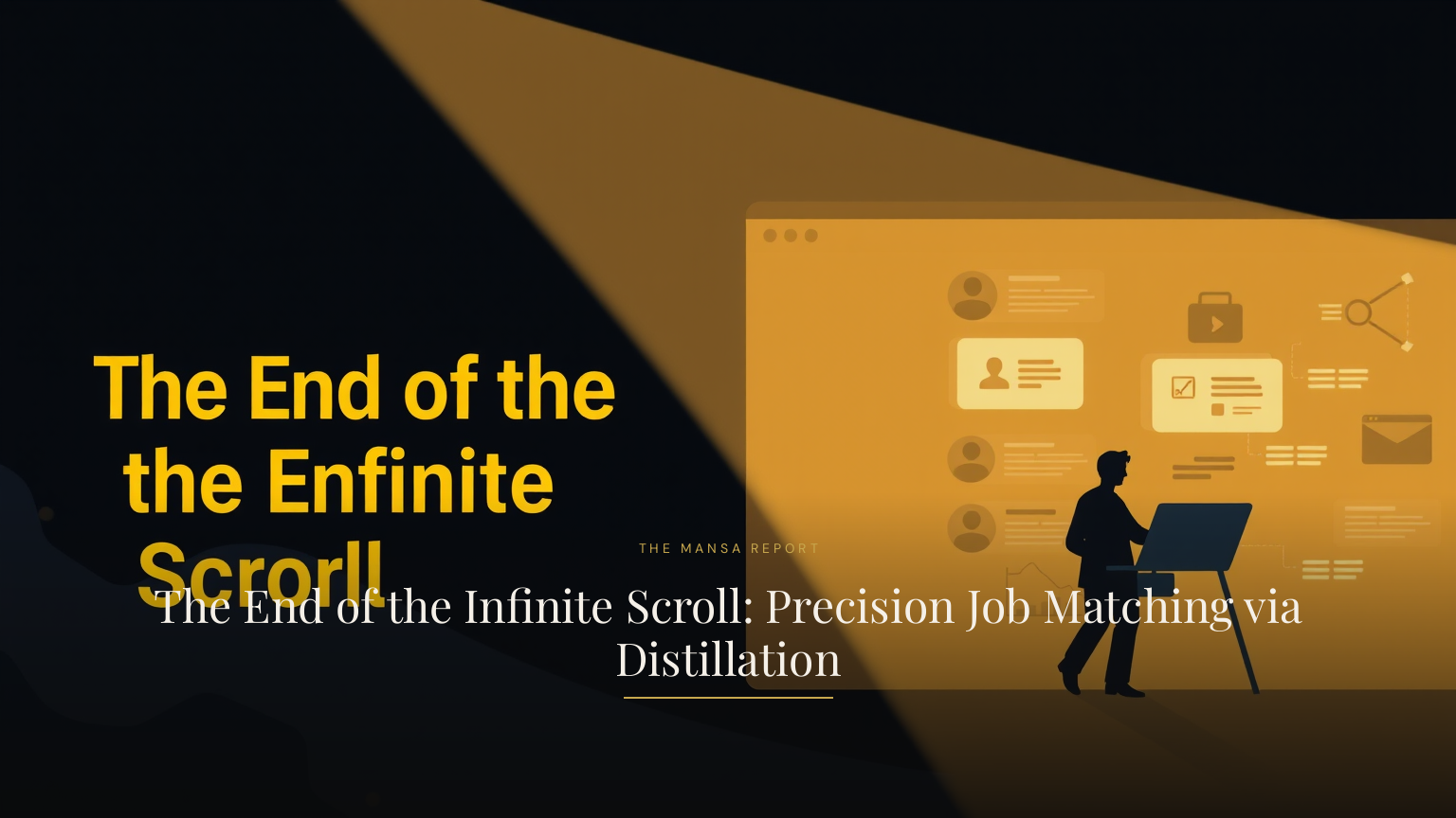 The End of the Infinite Scroll: Precision Job Matching via Distillation
