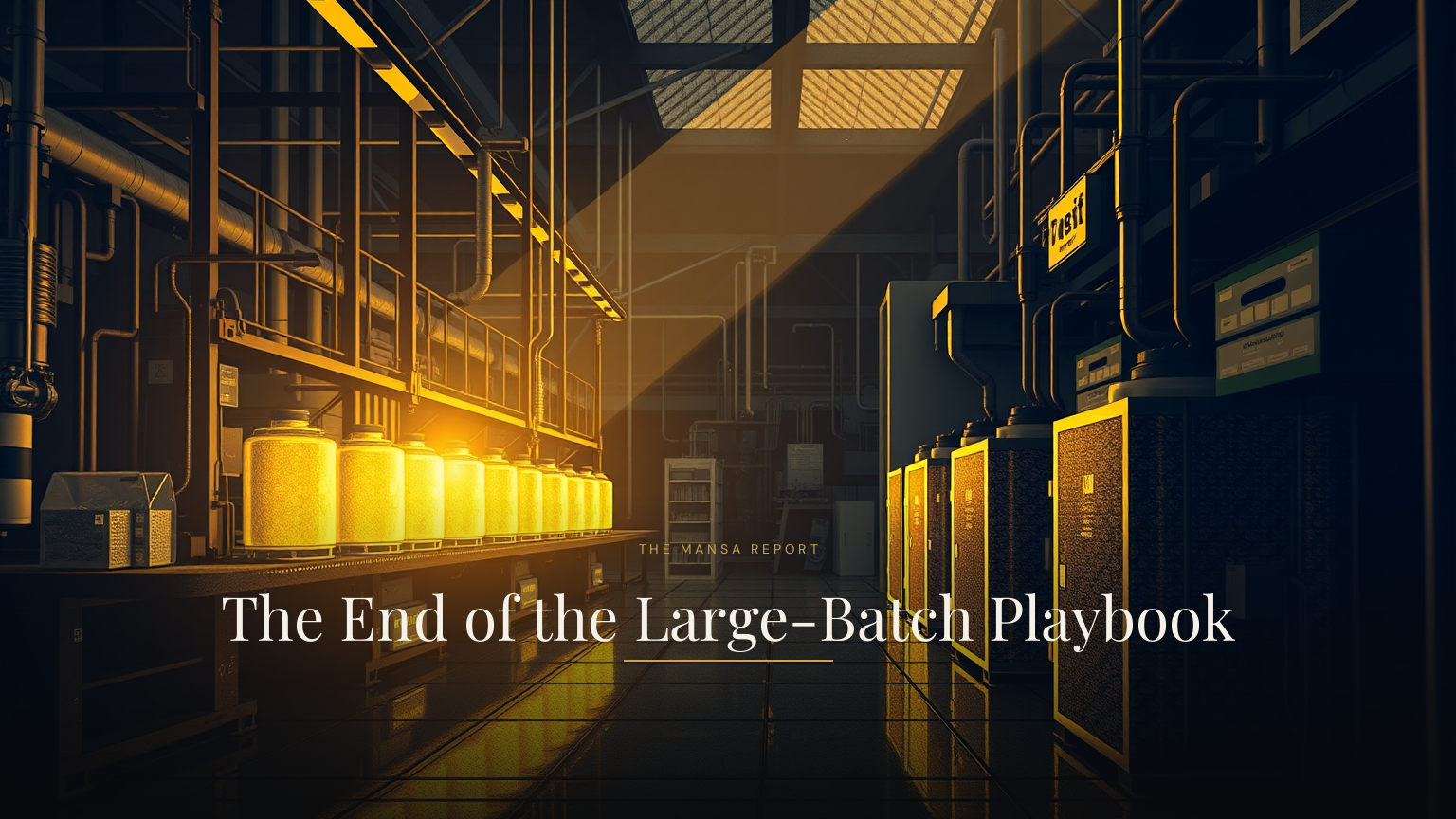 The End of the Large-Batch Playbook