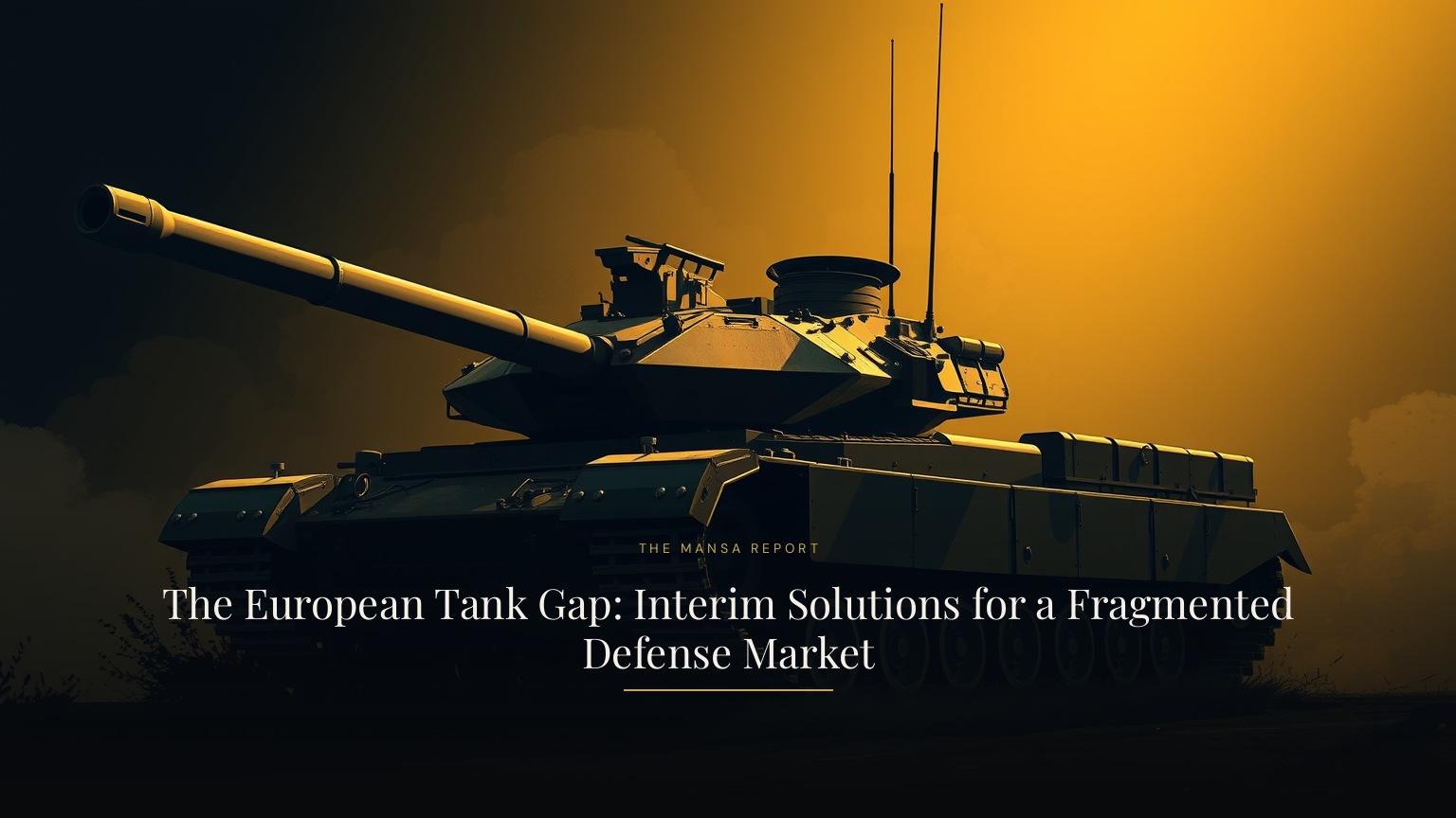 The European Tank Gap: Interim Solutions for a Fragmented Defense Market