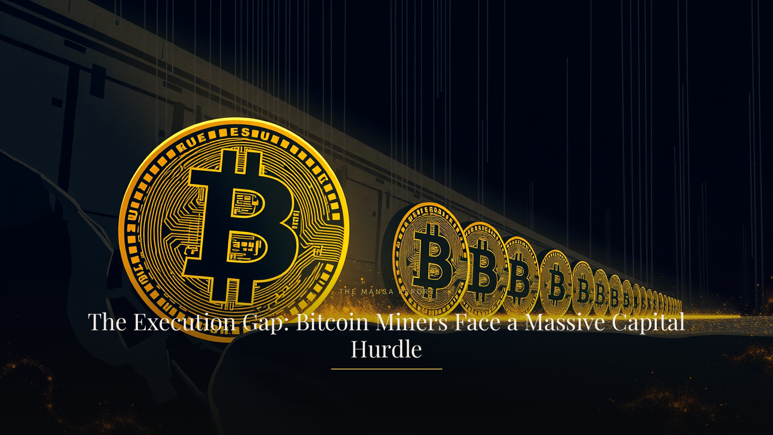 The Execution Gap: Bitcoin Miners Face a Massive Capital Hurdle