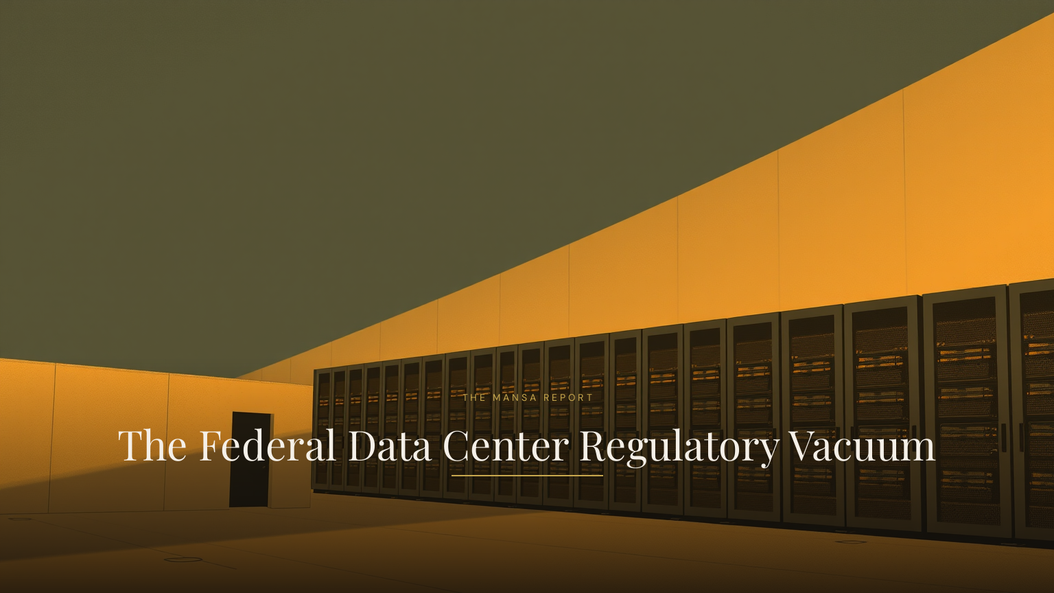 The Federal Data Center Regulatory Vacuum