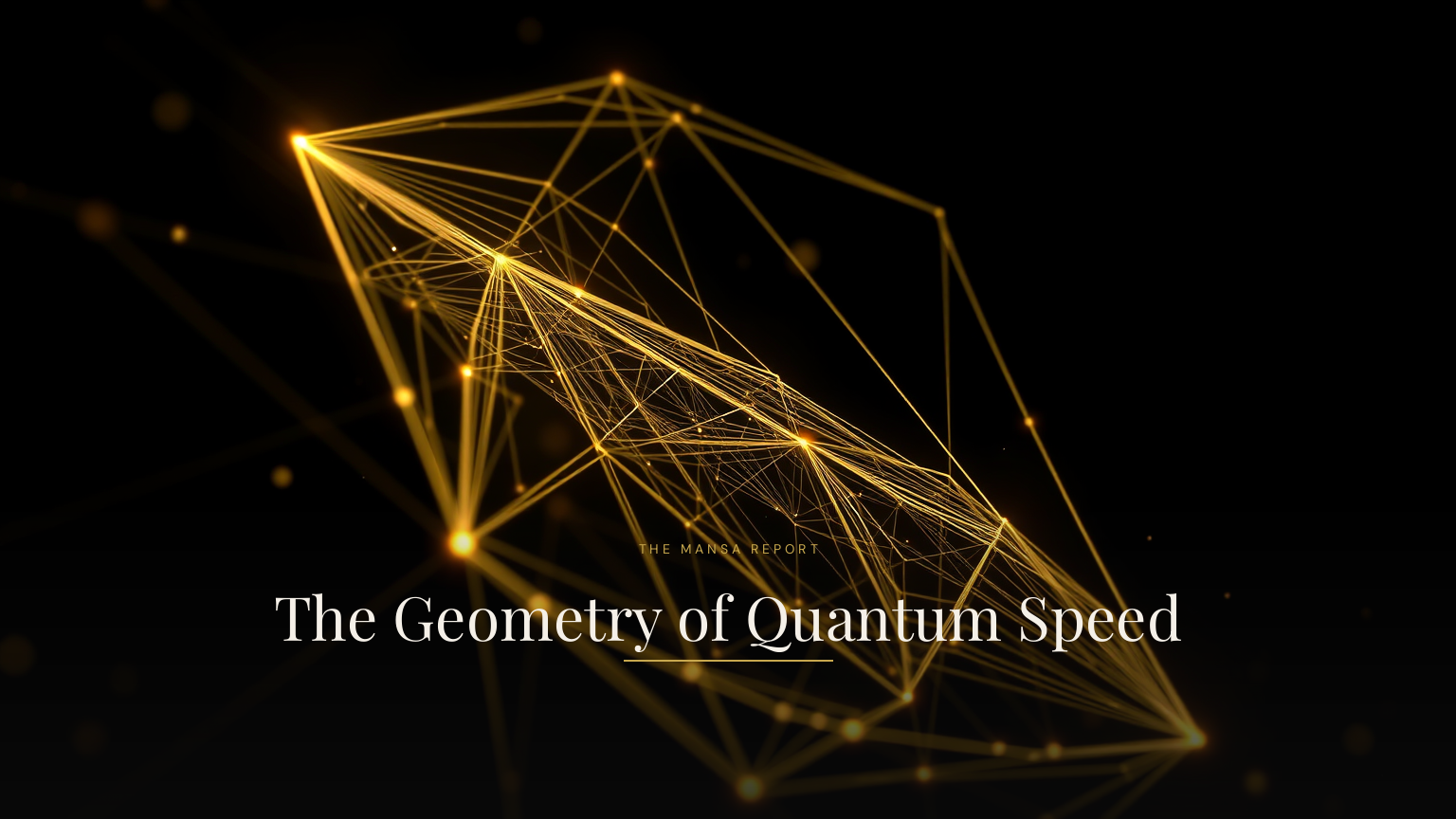 The Geometry of Quantum Speed