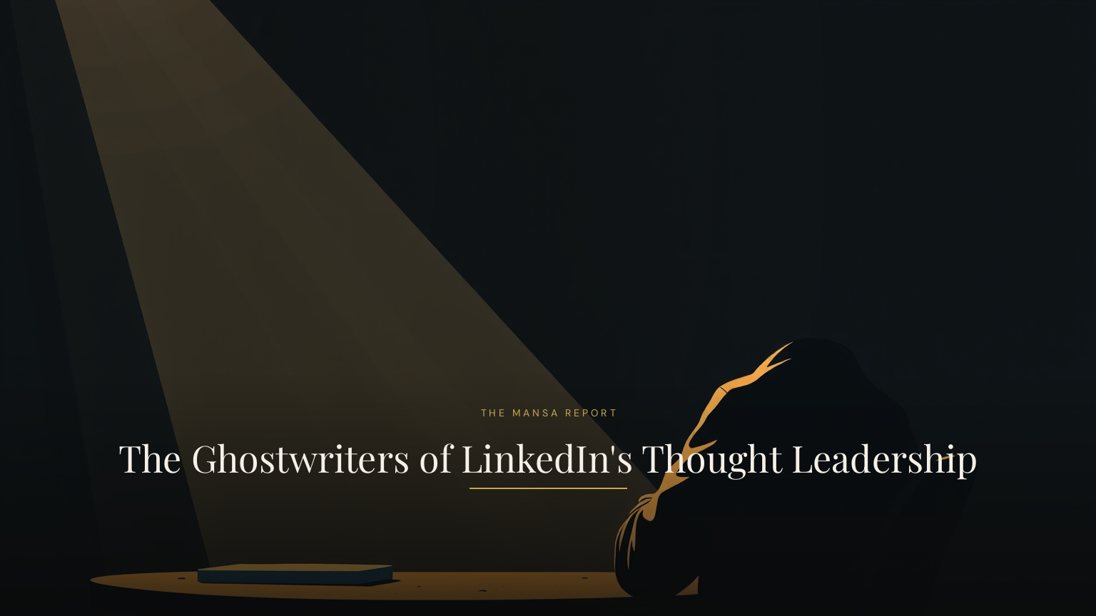 The Ghostwriters of LinkedIn's Thought Leadership