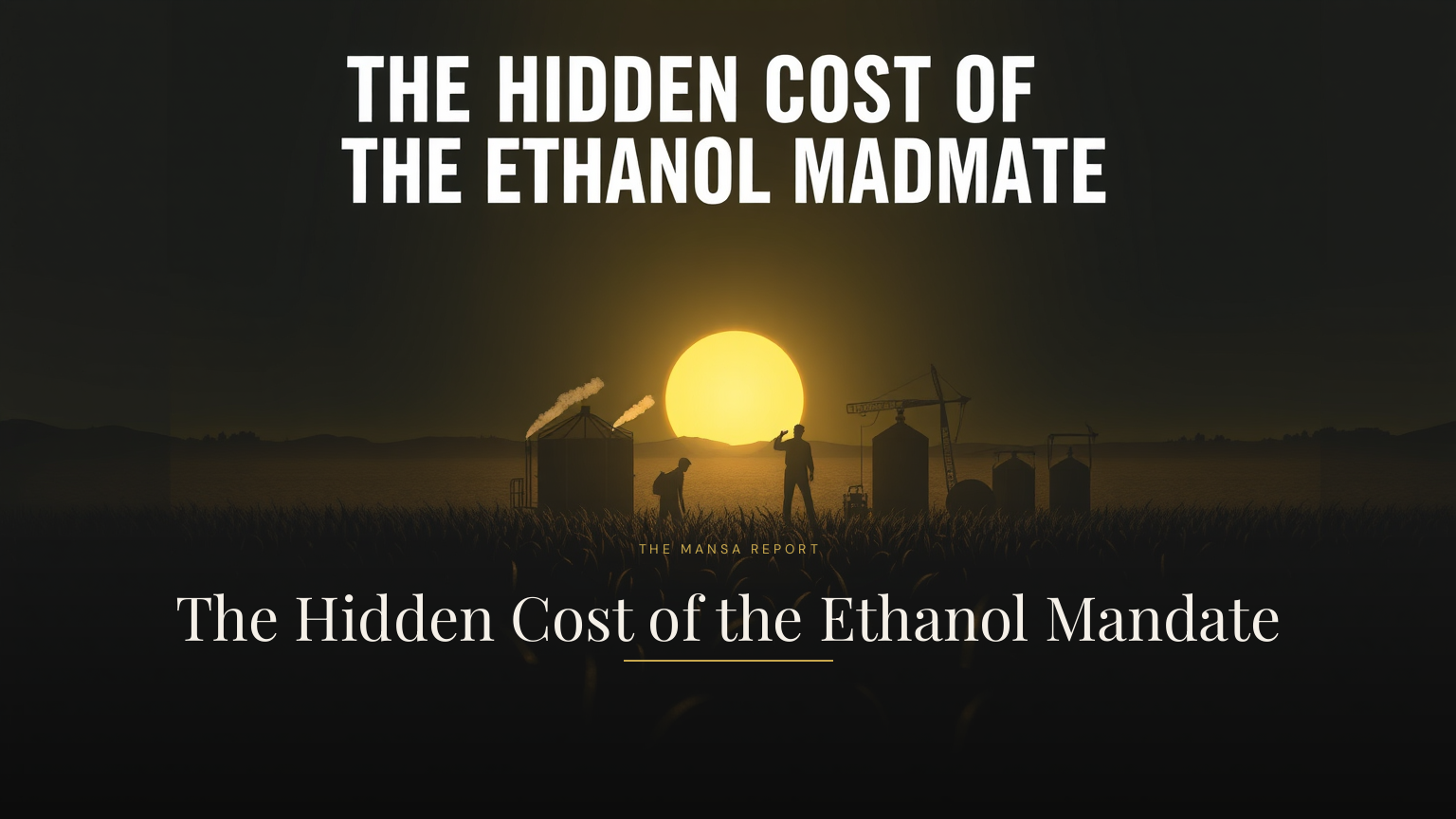 The Hidden Cost of the Ethanol Mandate