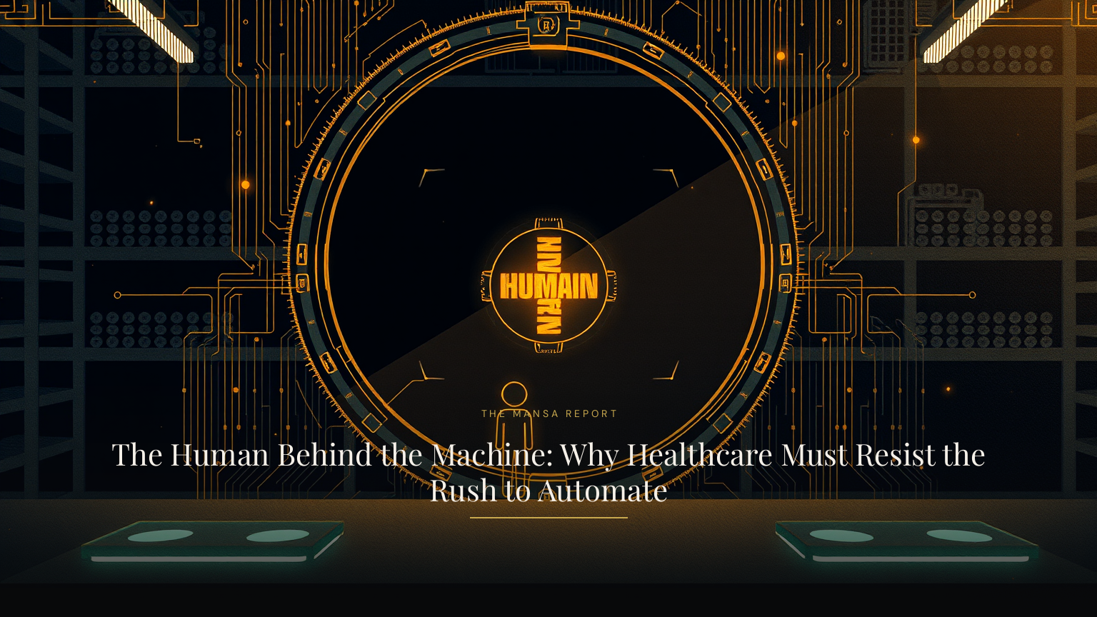 The Human Behind the Machine: Why Healthcare Must Resist the Rush to Automate