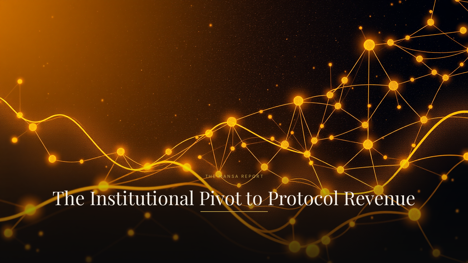 The Institutional Pivot to Protocol Revenue