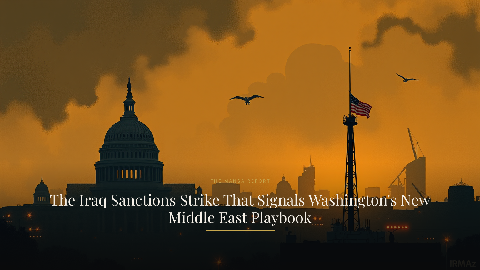 The Iraq Sanctions Strike That Signals Washington's New Middle East Playbook