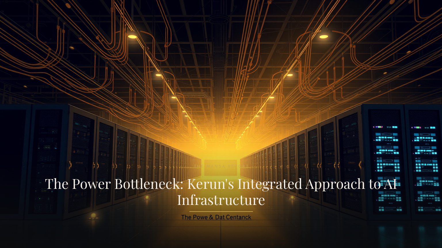 The Power Bottleneck: Kerun's Integrated Approach to AI Infrastructure