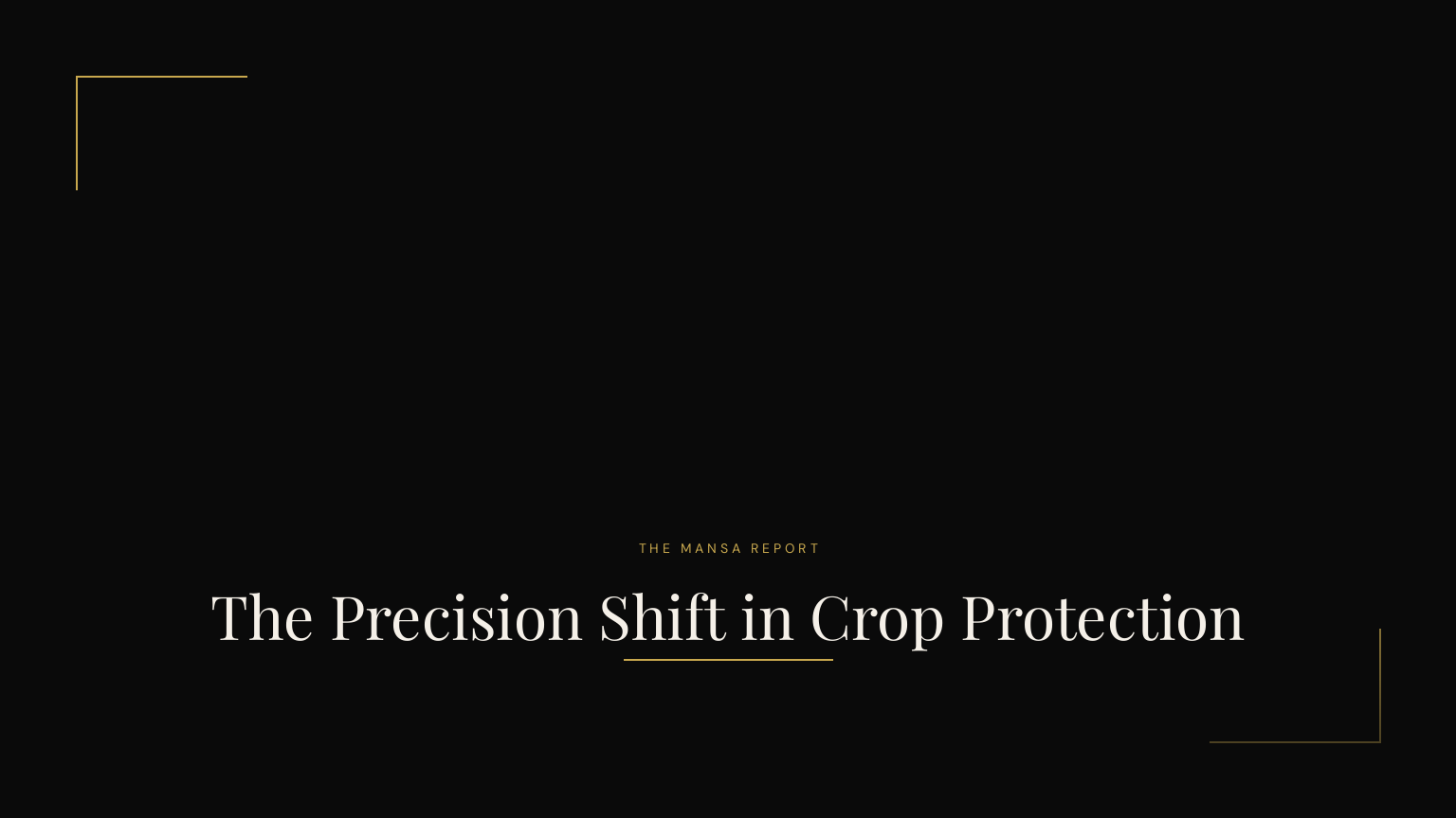 The Precision Shift in Crop Protection